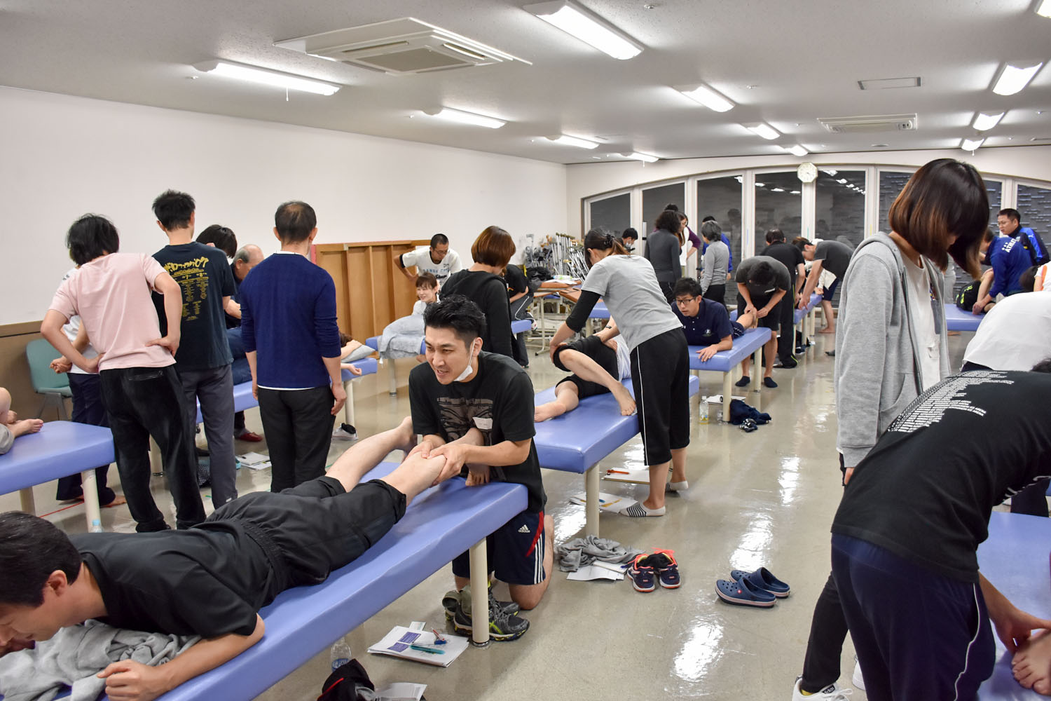 慢性期リハビリ合同症例研究会の様子