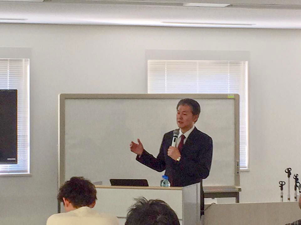 「起業支援・促進セミナー」で講演の様子